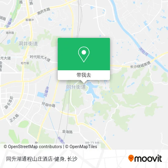 同升湖通程山庄酒店-健身地图