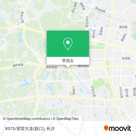 X075/望雷大道(路口)地图