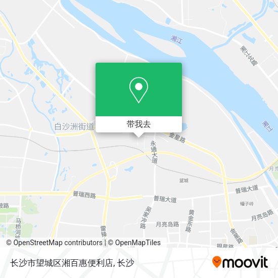长沙市望城区湘百惠便利店地图