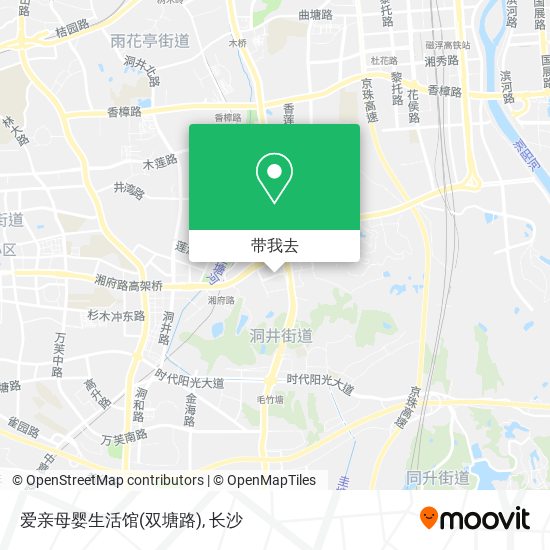 爱亲母婴生活馆(双塘路)地图
