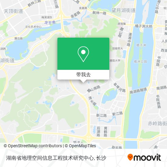 湖南省地理空间信息工程技术研究中心地图
