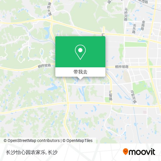长沙怡心园农家乐地图
