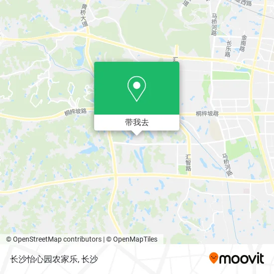 长沙怡心园农家乐地图