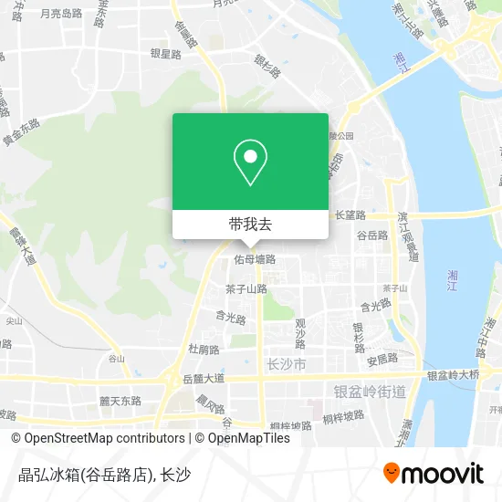 晶弘冰箱(谷岳路店)地图