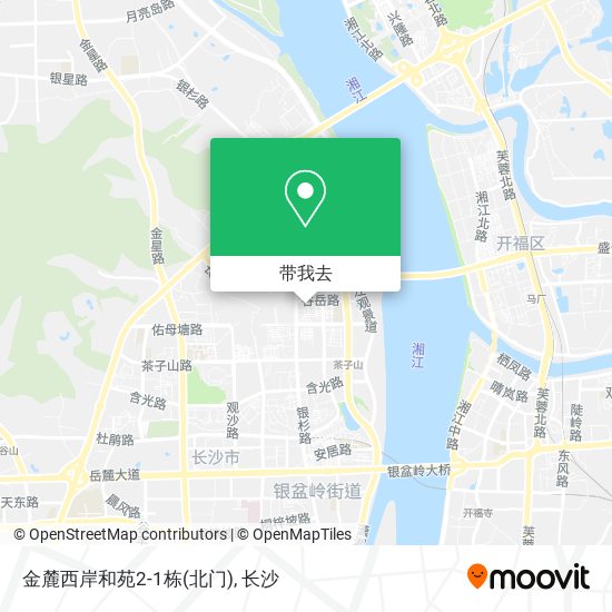 金麓西岸和苑2-1栋(北门)地图