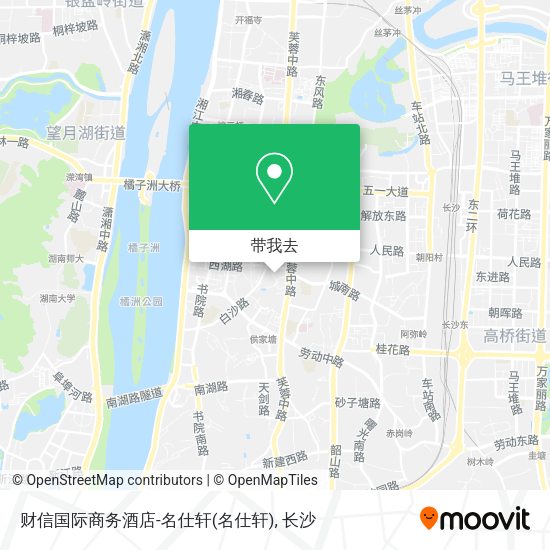 财信国际商务酒店-名仕轩地图