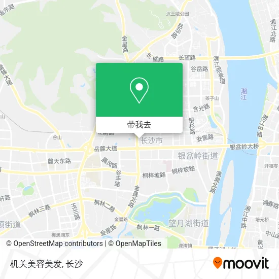 机关美容美发地图