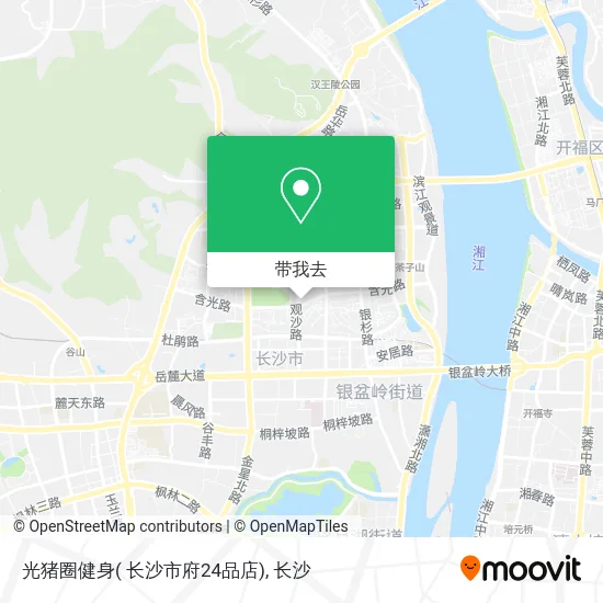 光猪圈健身( 长沙市府24品店)地图