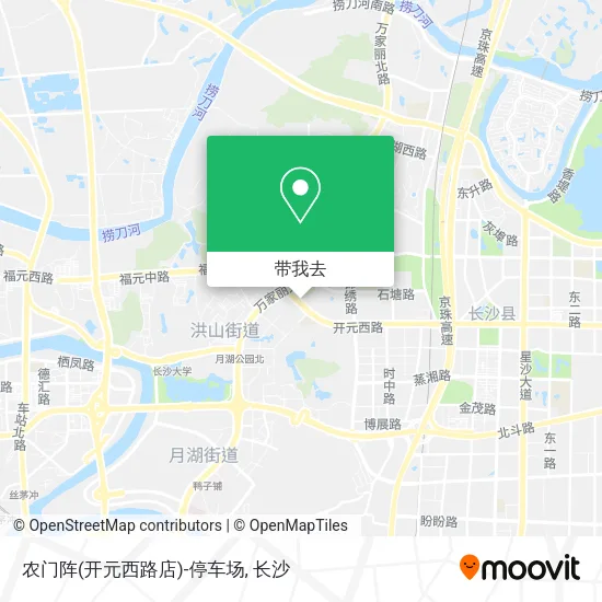 农门阵(开元西路店)-停车场地图