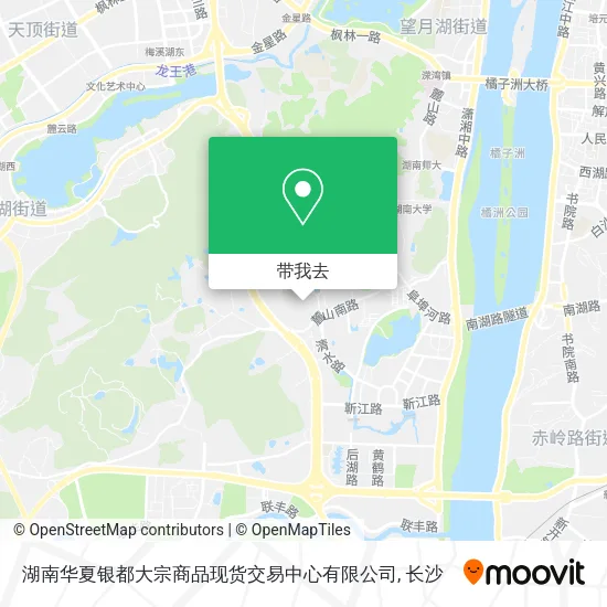 湖南华夏银都大宗商品现货交易中心有限公司地图