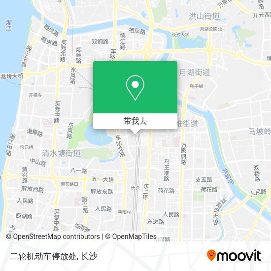 二轮机动车停放处地图