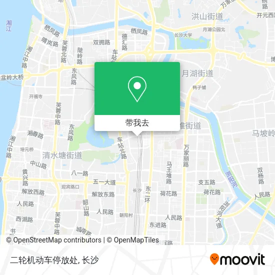 二轮机动车停放处地图