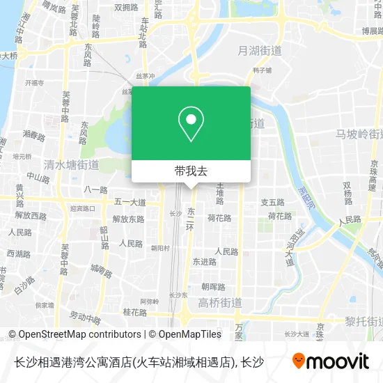 长沙相遇港湾公寓酒店(火车站湘域相遇店)地图