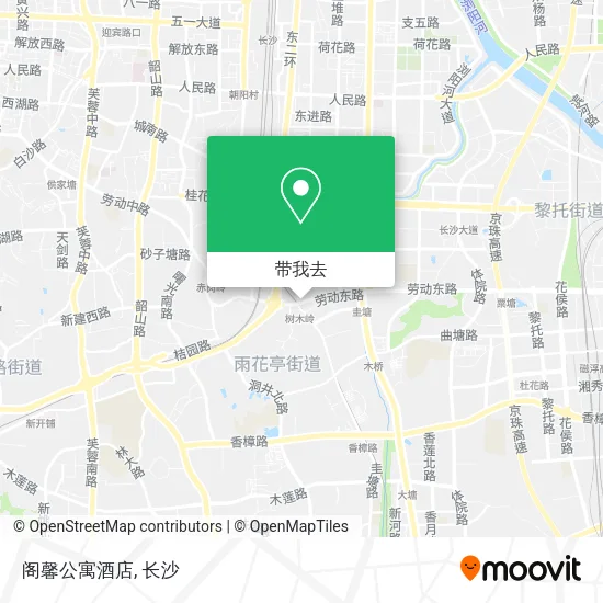 阁馨公寓酒店地图