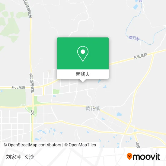 刘家冲地图