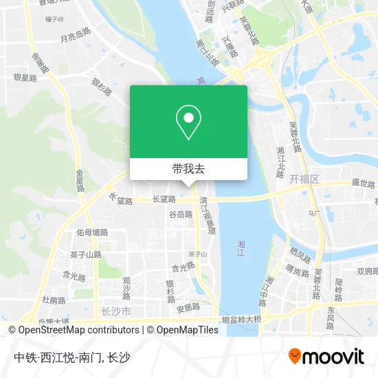中铁·西江悦-南门地图