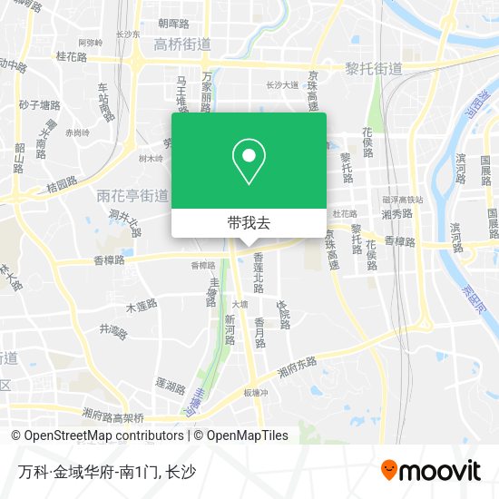万科·金域华府-南1门地图