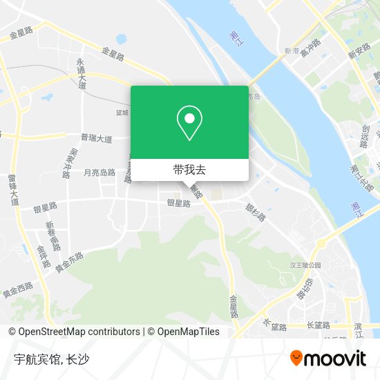 宇航宾馆地图