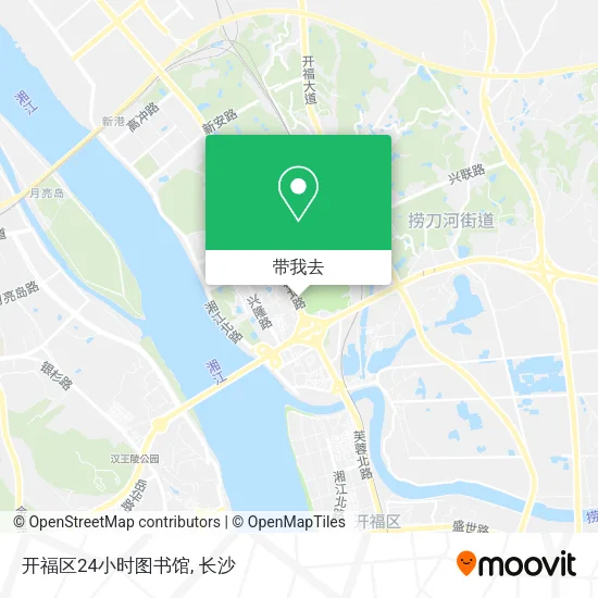 开福区24小时图书馆地图