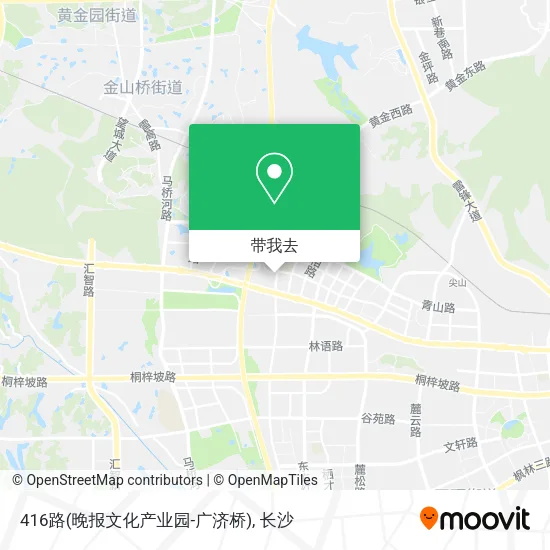 416路(晚报文化产业园-广济桥)地图