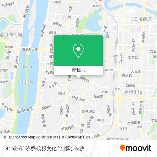 416路(广济桥-晚报文化产业园)地图