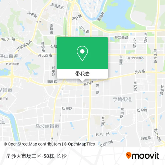 星沙大市场二区-58栋地图