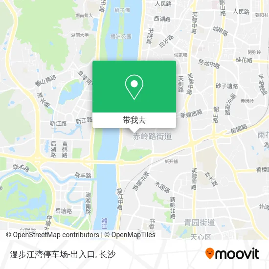 漫步江湾停车场-出入口地图