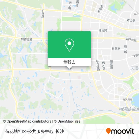 荷花塘社区-公共服务中心地图