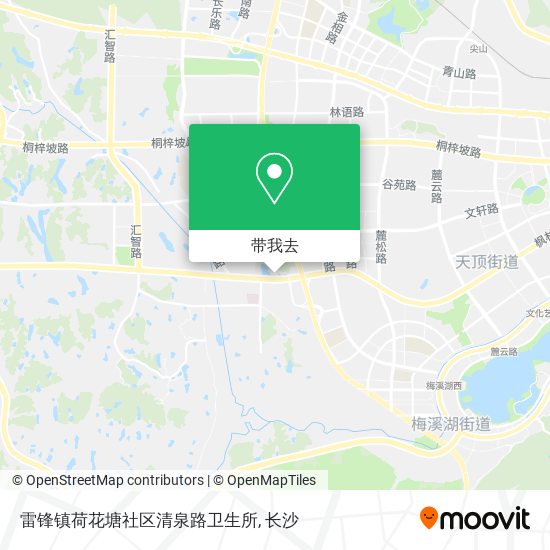 雷锋镇荷花塘社区清泉路卫生所地图