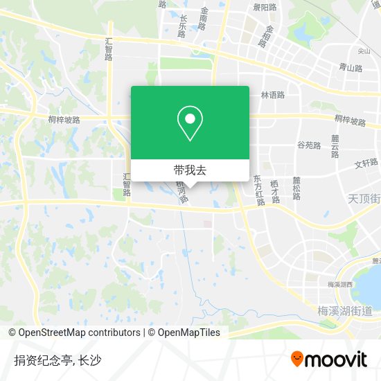 捐资纪念亭地图