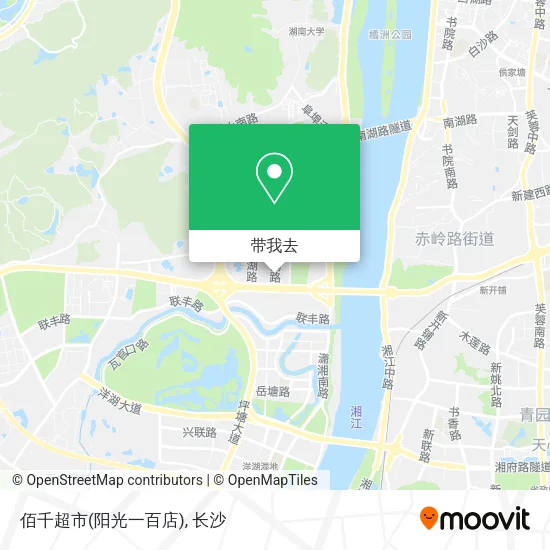 佰千超市(阳光一百店)地图