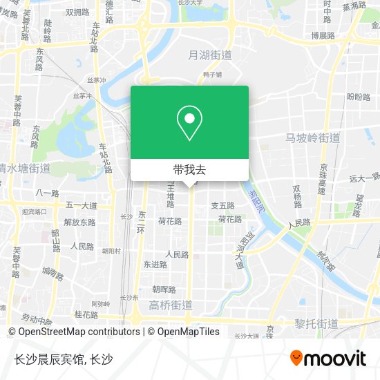 长沙晨辰宾馆地图