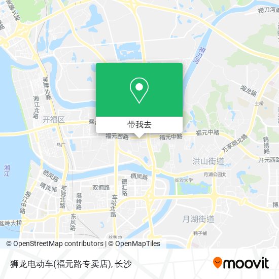 狮龙电动车(福元路专卖店)地图