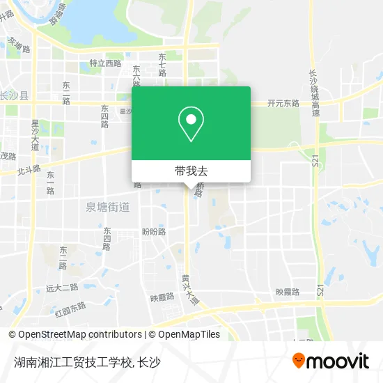 湖南湘江工贸技工学校地图