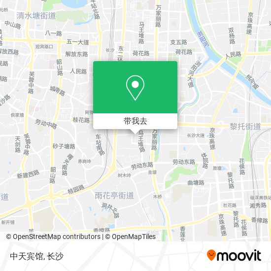 中天宾馆地图