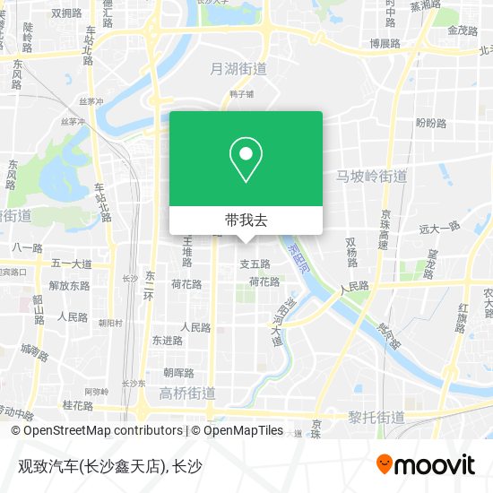 观致汽车(长沙鑫天店)地图