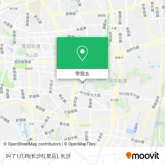 叫了1只鸡(长沙红星店)地图