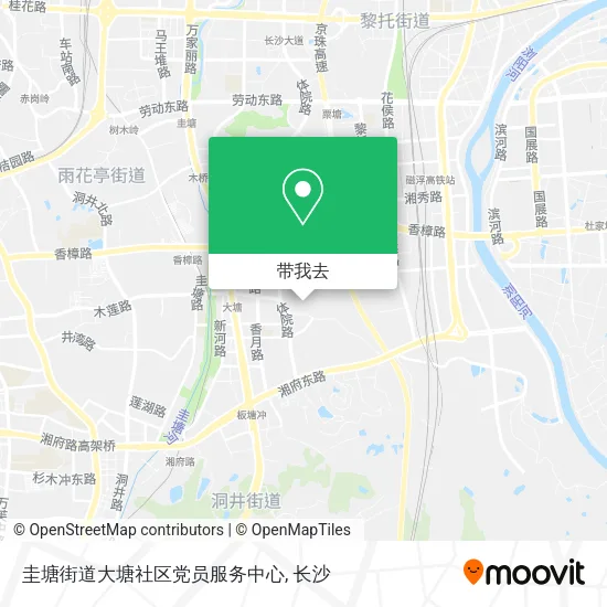 圭塘街道大塘社区党员服务中心地图