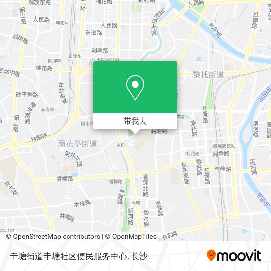 圭塘街道圭塘社区便民服务中心地图