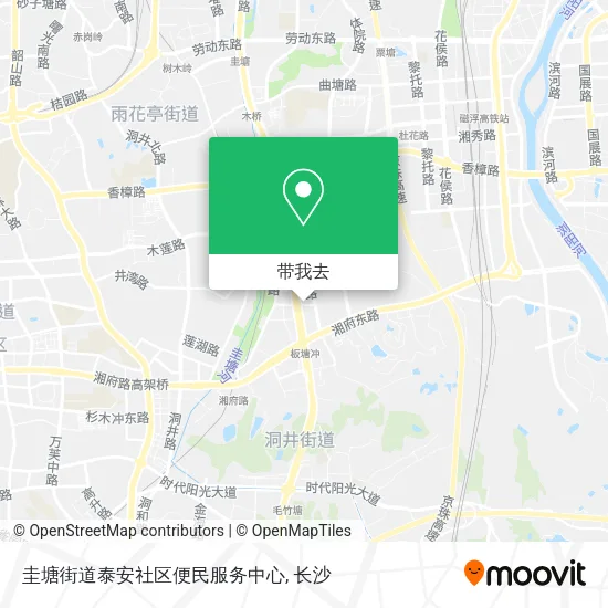 圭塘街道泰安社区便民服务中心地图