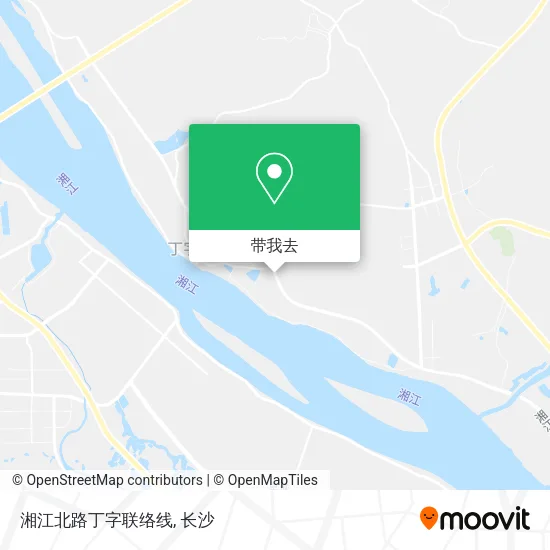 湘江北路丁字联络线地图