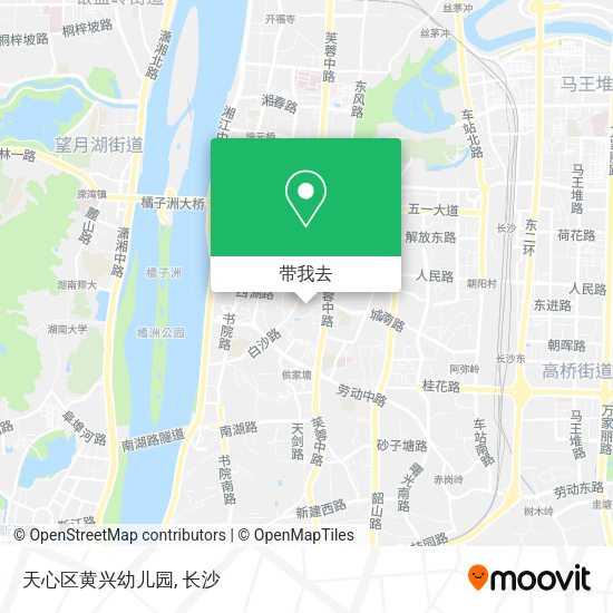 天心区黄兴幼儿园地图