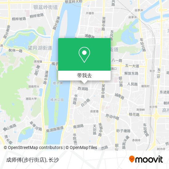 成师傅(步行街店)地图