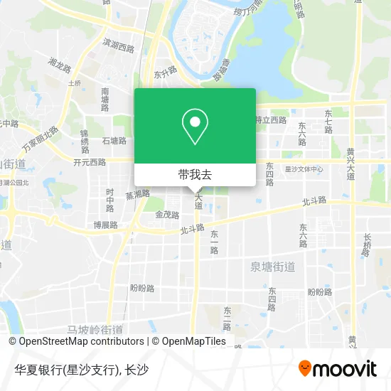 华夏银行(星沙支行)地图