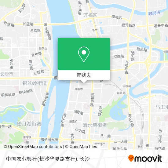 中国农业银行(长沙华夏路支行)地图