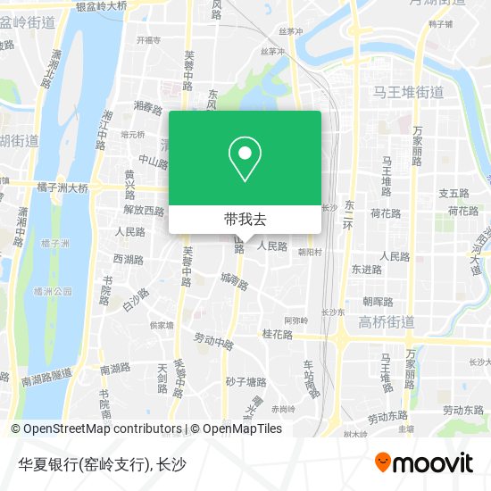 华夏银行(窑岭支行)地图