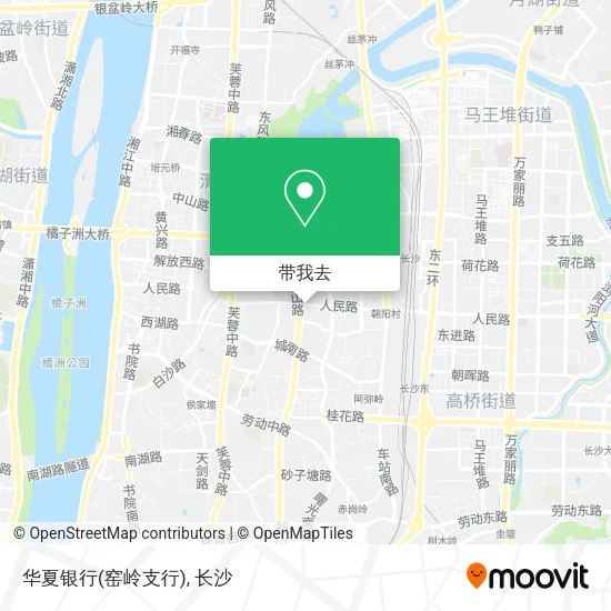 华夏银行(窑岭支行)地图