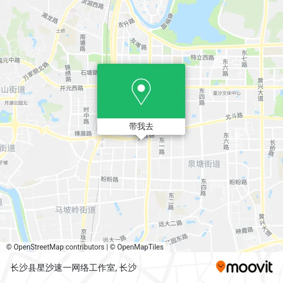 长沙县星沙速一网络工作室地图