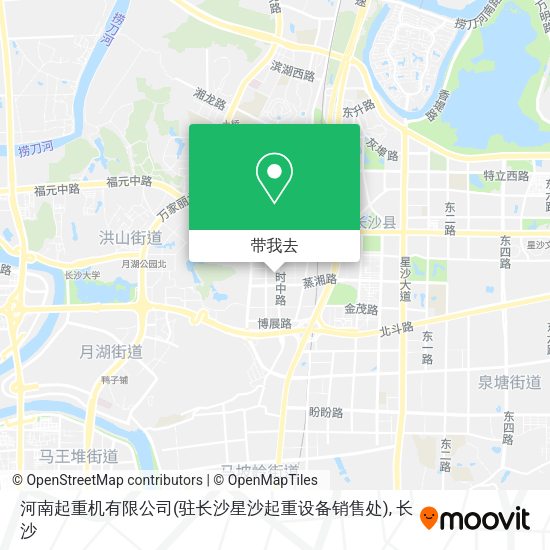 河南起重机有限公司(驻长沙星沙起重设备销售处)地图