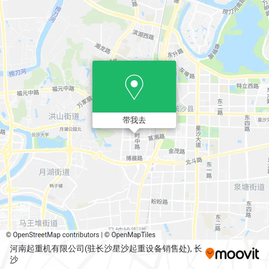 河南起重机有限公司(驻长沙星沙起重设备销售处)地图